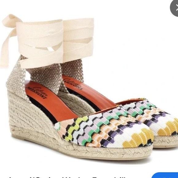 Missoni Wedge Wedge Espadrilles! - Picture 2 of 8